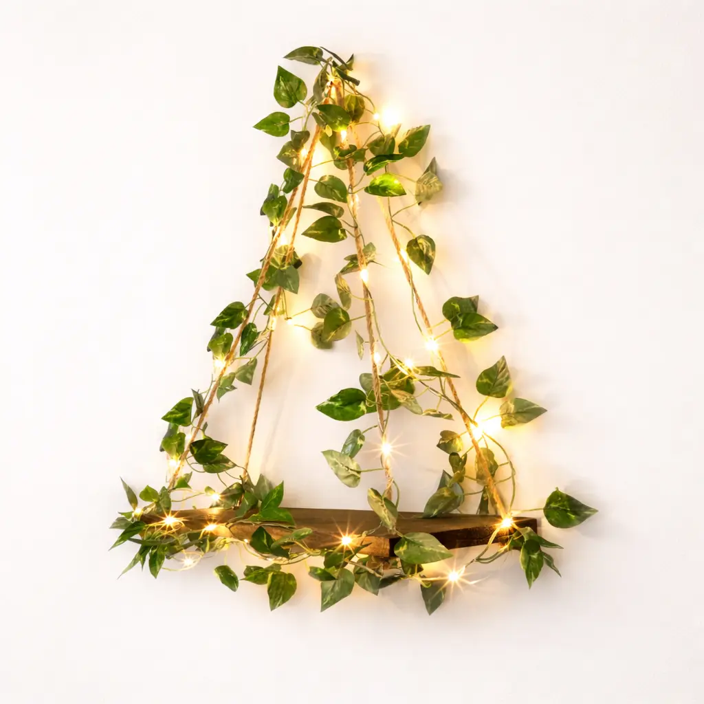 رف خشبي معلّق